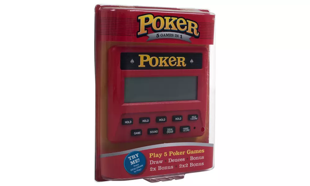 Electronic Handheld 5 in 1 Poker Game - Second Medium