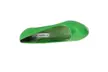 Riverberry 'M2584' Round-toe Mid-heel Patent Pumps, Green Patent - Second Medium