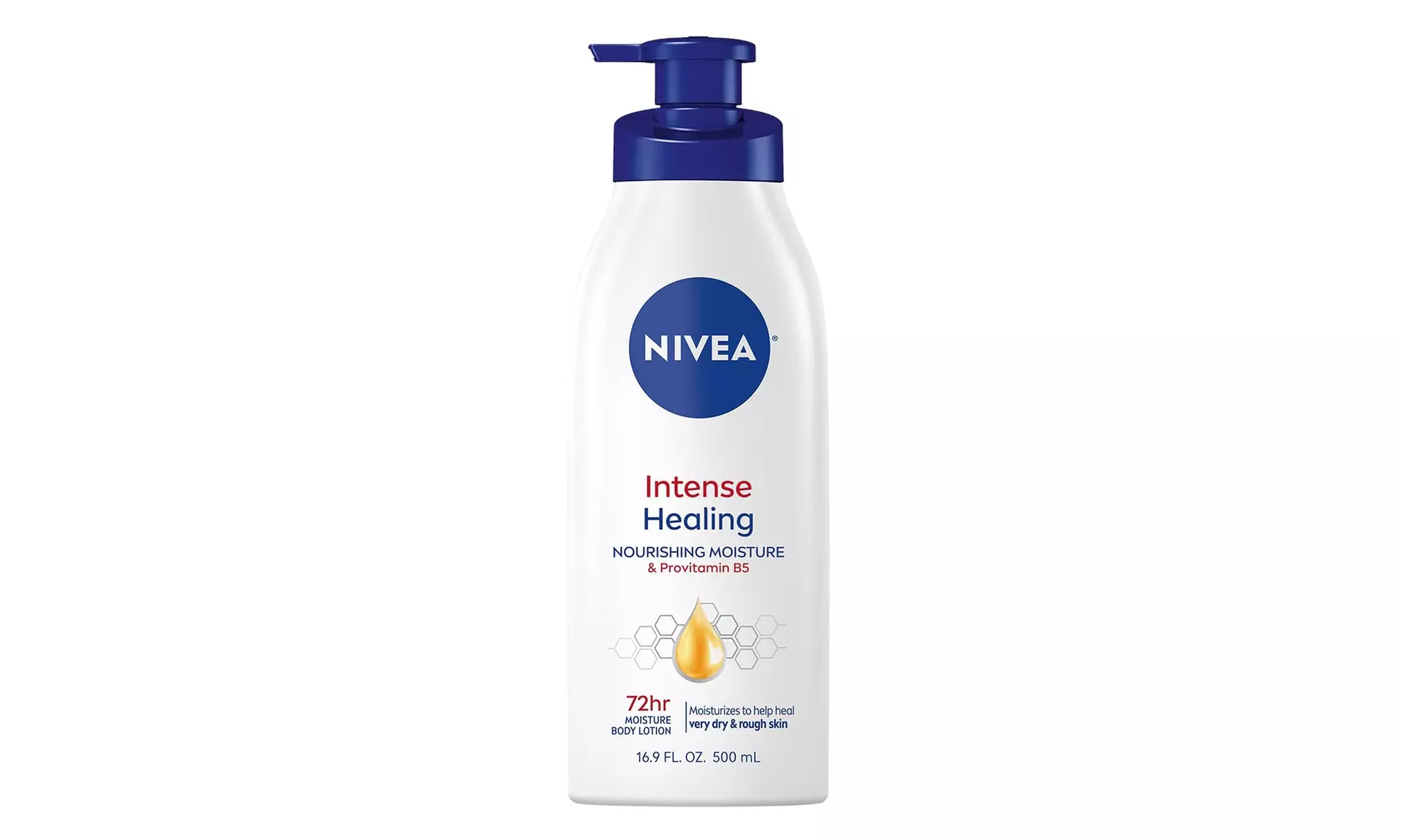 NIVEA Intense Healing Body Lotion, 72 Hour Moisture for Dry to Very Dry Skin - Primary Image