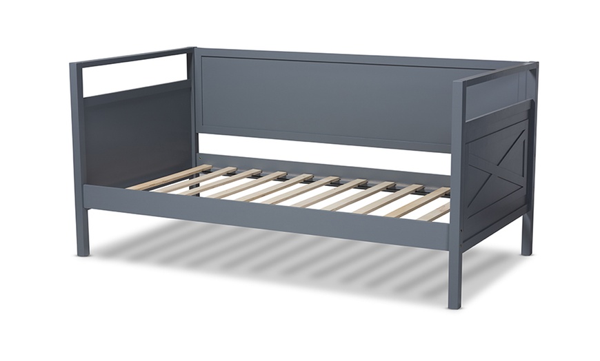 Up To 36% Off on Cintia Wood Twin Size Daybed | Groupon Goods