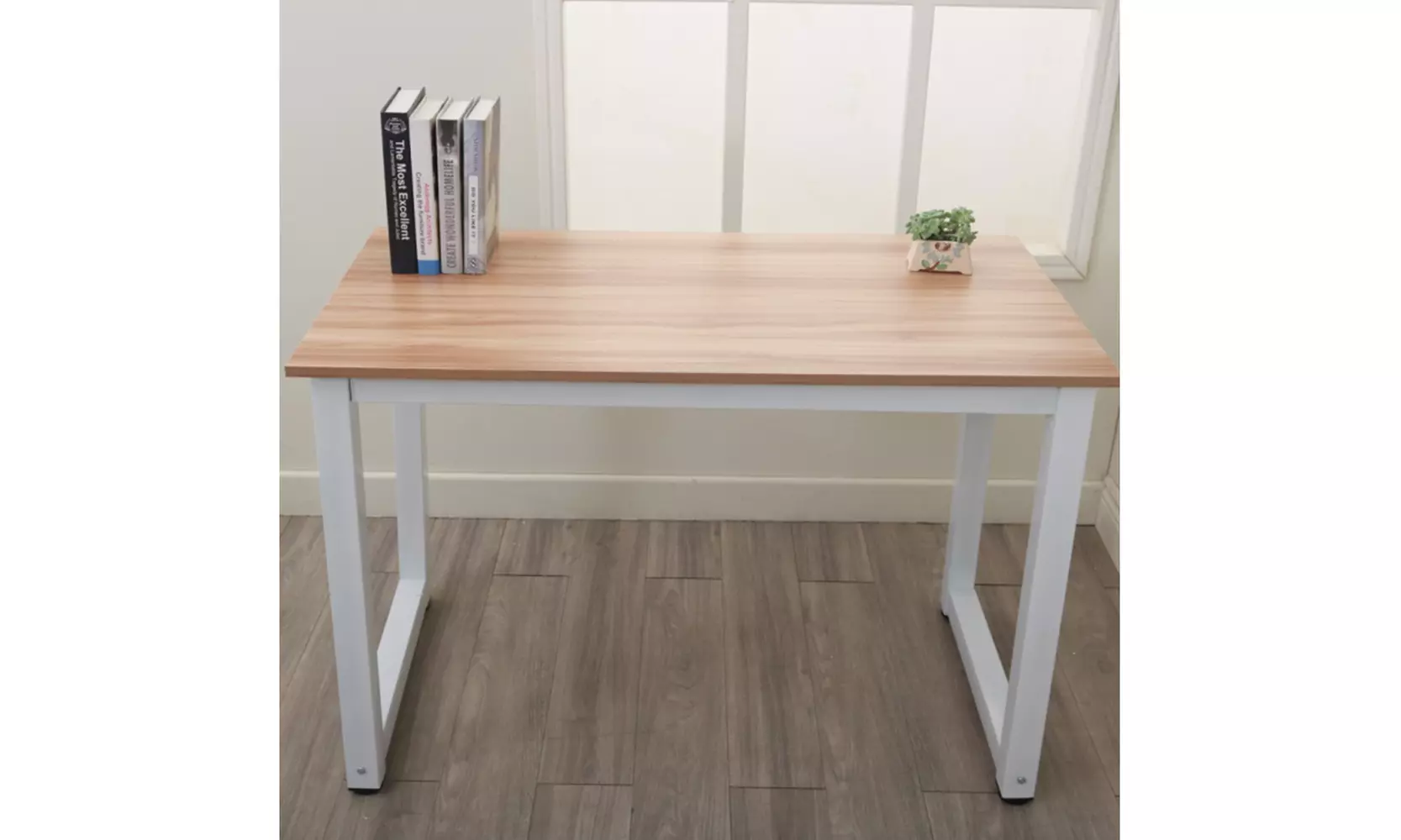 110cm Decent High Strength Wooden Computer Desk Oak - Primary Image