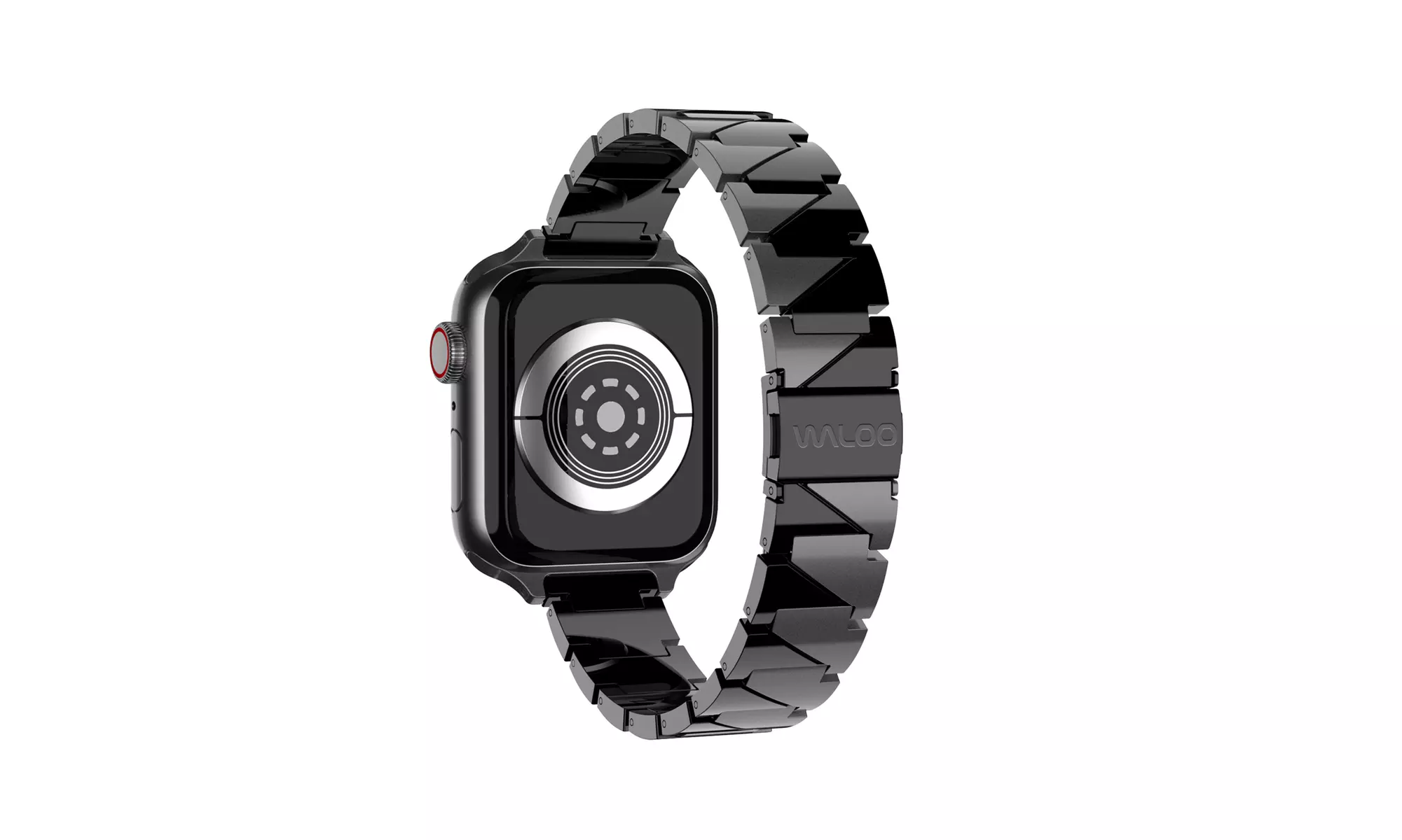 Waloo Leather & Metal Replacement Bands for Apple Watch - All Series
