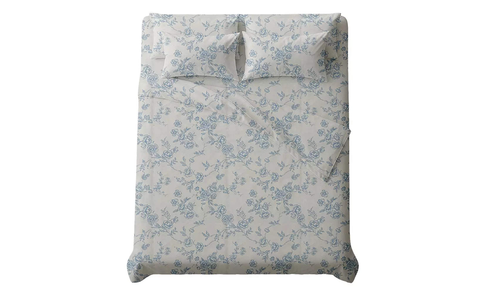 Luxury Home 6-Piece Microfiber Bed Sheet Set