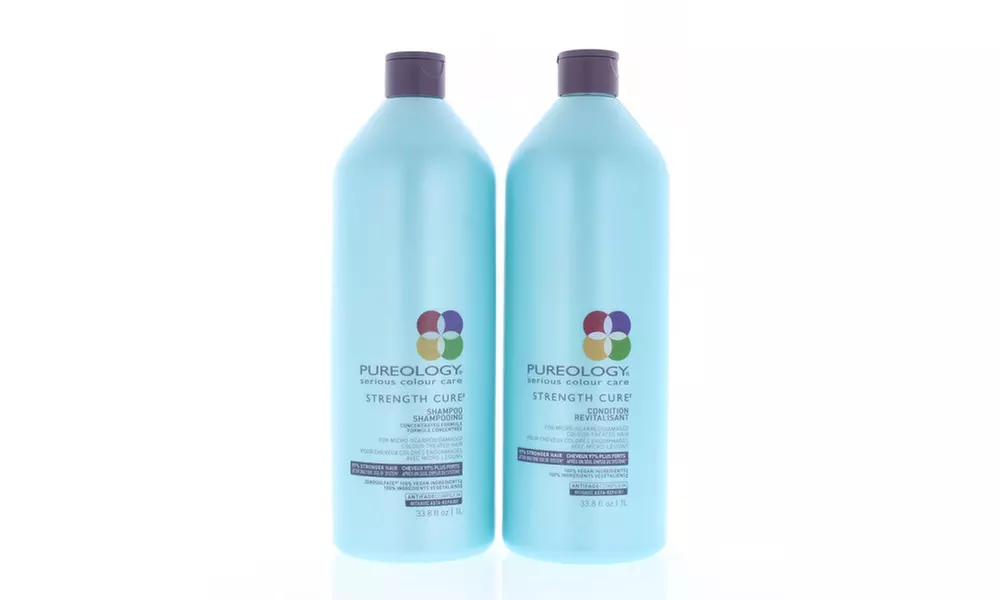 Pureology Strength Cure Shampoo OR Conditioner OR Duo (Liter Size) - Primary Image