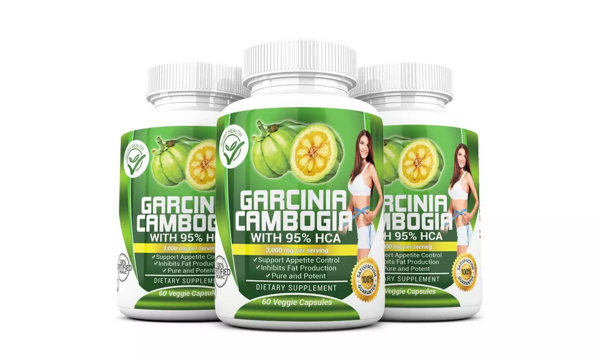 3000mg Daily Garcinia Cambogia HCA 95% Weight Loss Product 180 Capsules - Primary Image