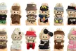 Labubu Doll Clothes 4 Pack Set - Fits Popmart Plush, Outfits Only (No Doll) - Second Medium