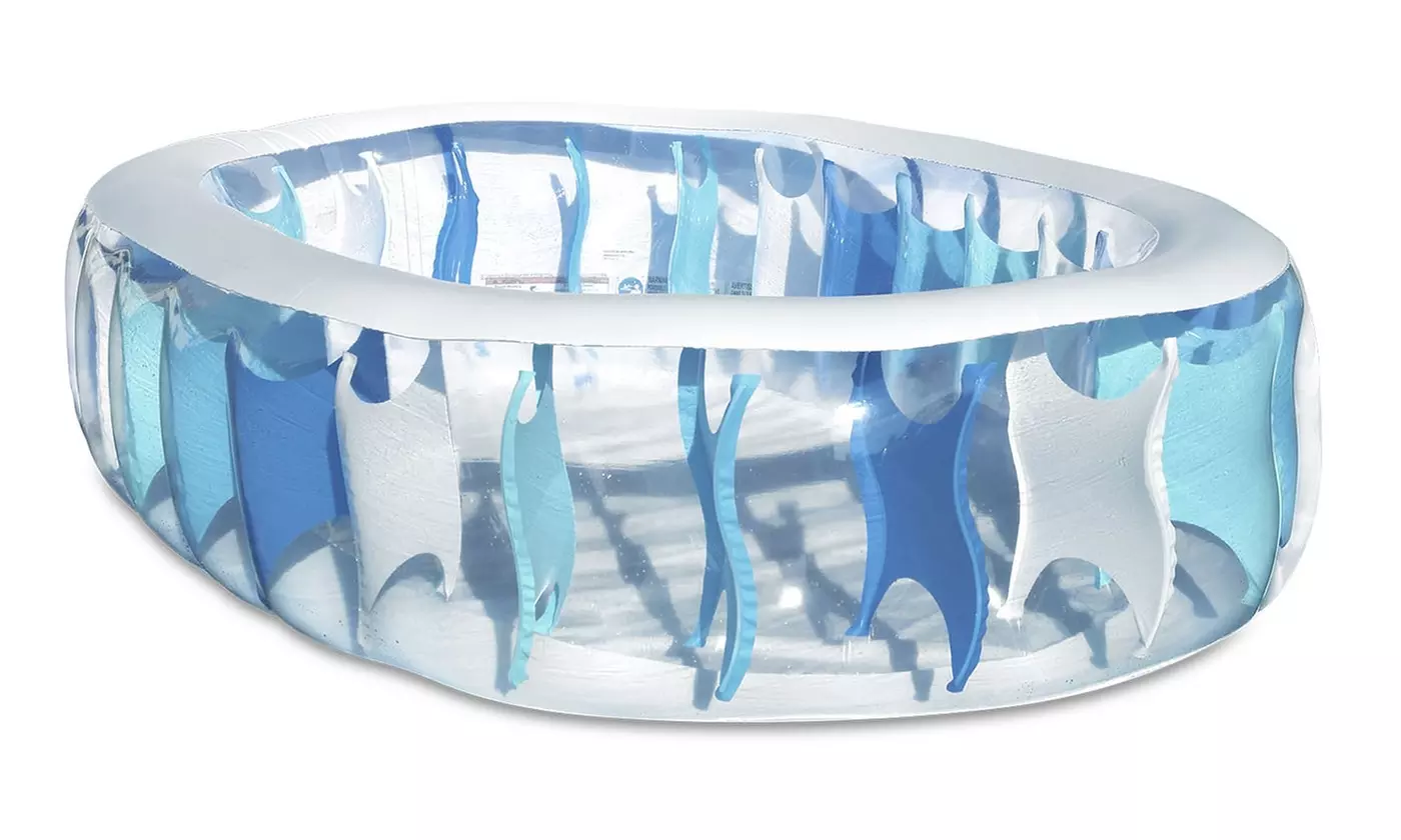 Bestway Inflatable Swimming Pool w/ Air Valve and Drain Plug - 90" x 60" x 20"