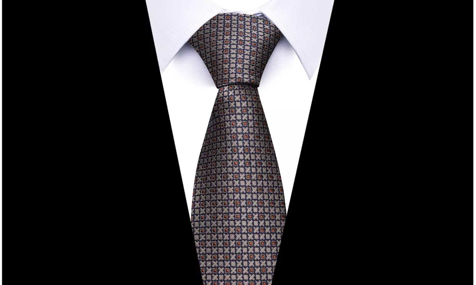 Mens Neckties Formal Classic Patterned Tie