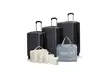 Eight-Piece Luggage Set with Spinner-Wheeled Hardshell Suitcases - Second Medium