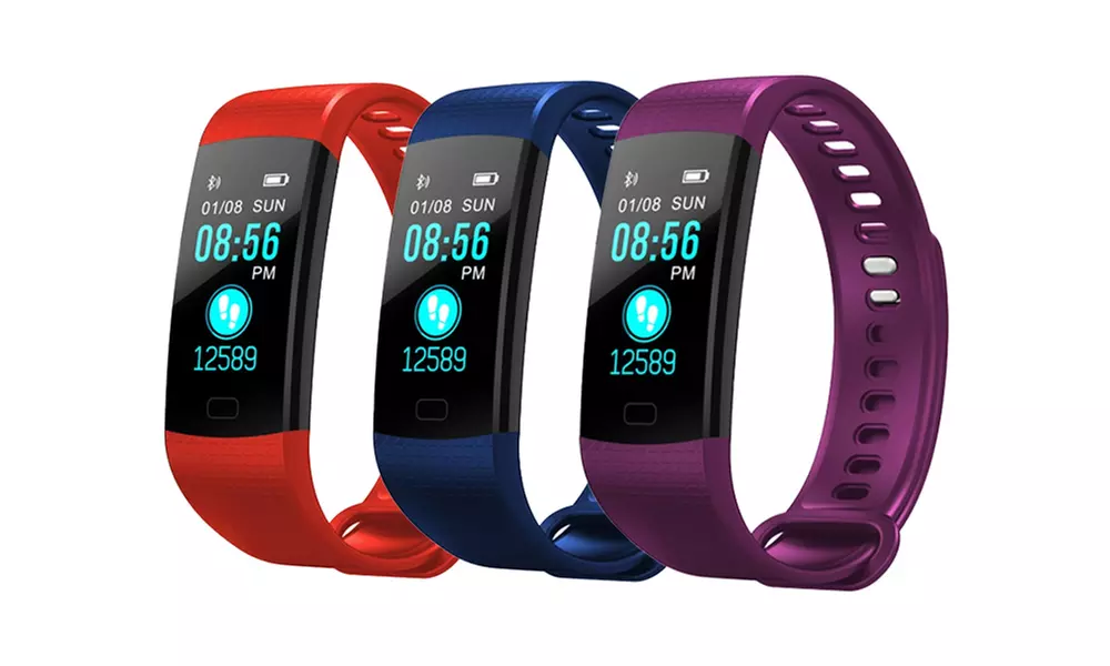 Smart Watch Fitness Tracker Blood Pressure Health Monitor Pedometer Sport - Primary Image
