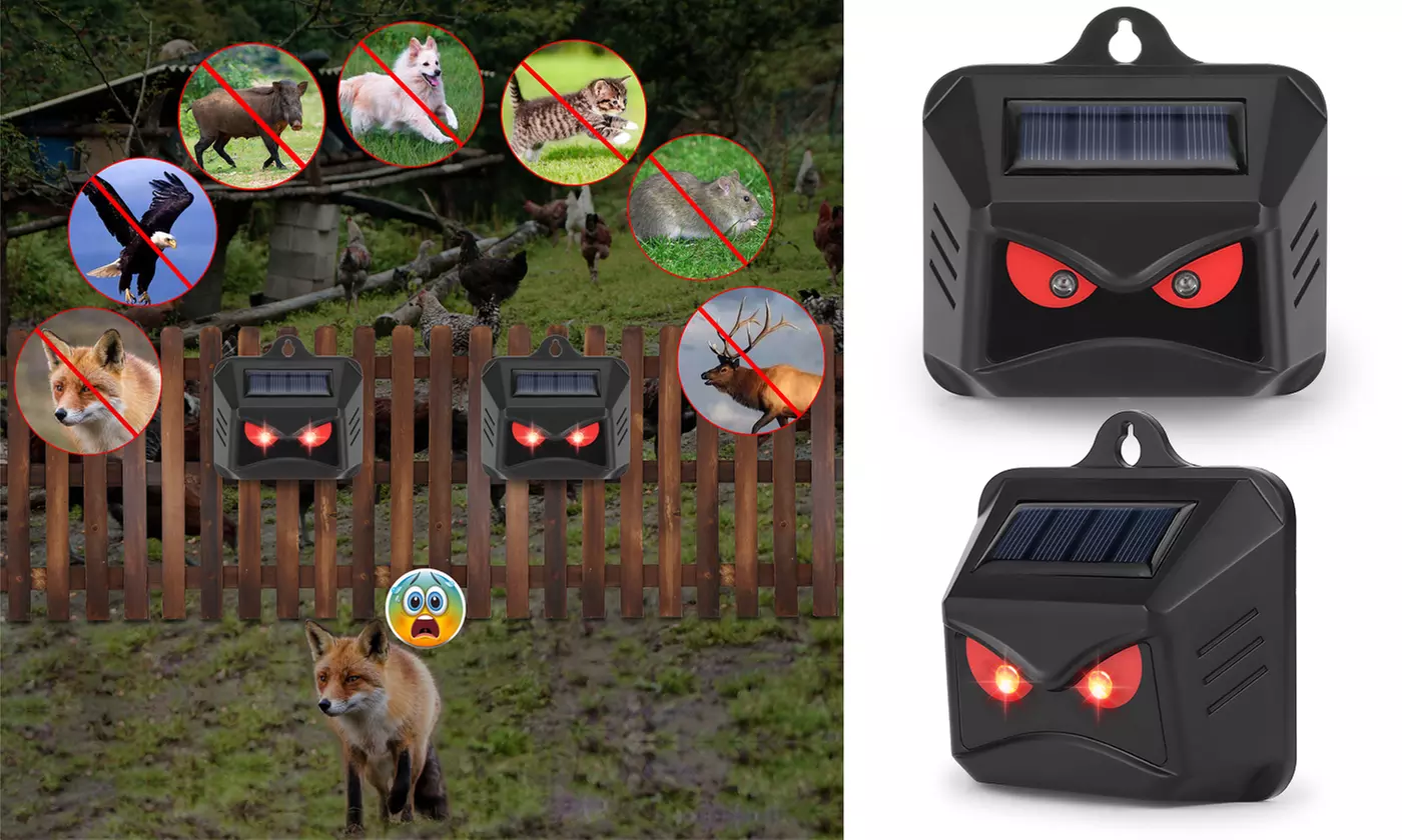 ItBelongs2U Solar Ultrasonic Animal Repeller Skunk