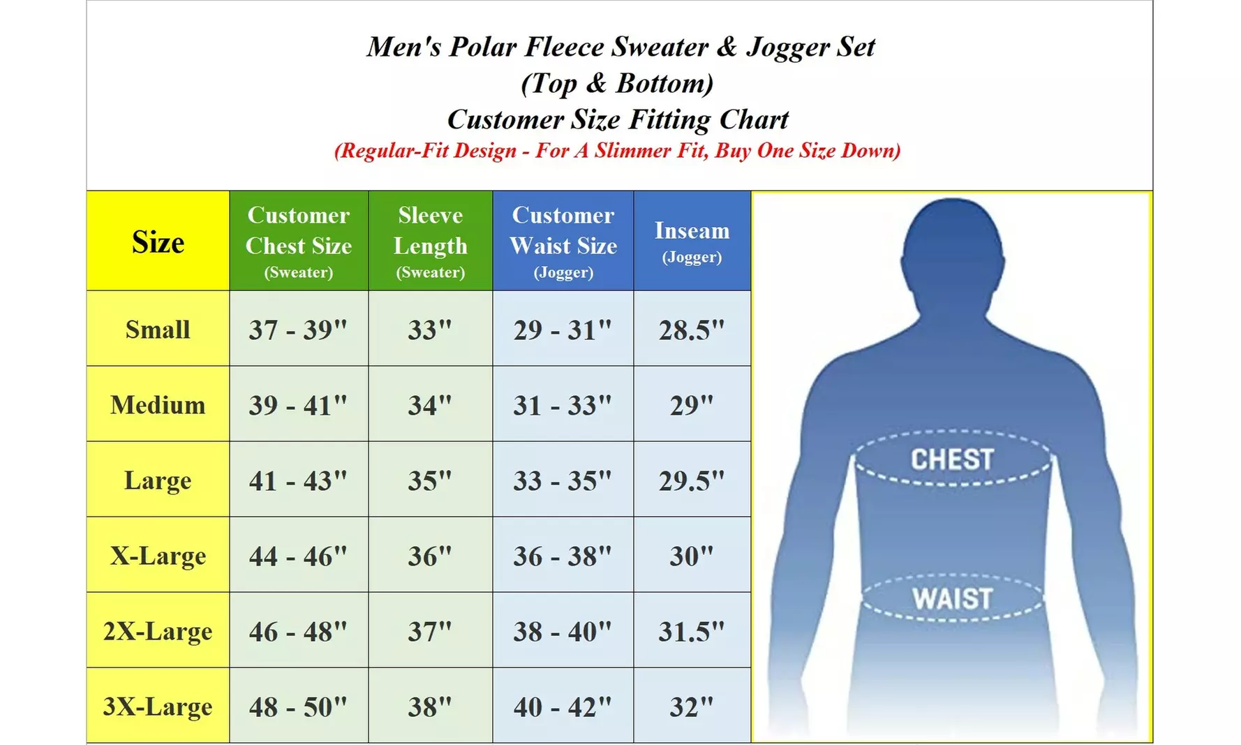 Men's 2-Piece Tech Fleece Hoodie & Jogger Set (Sizes, S to 3XL)