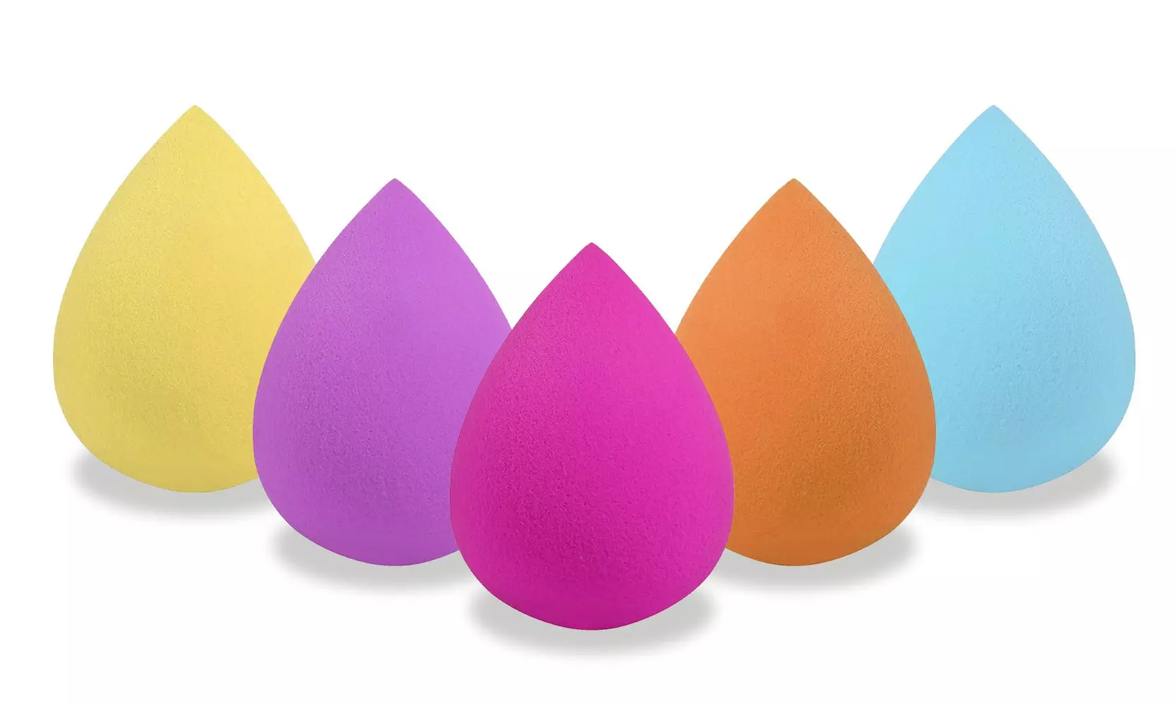 Makeup Tear Drop Blending Beauty Sponge Set (5-Pack or 10-Pack) - Primary Image