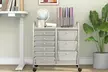 Costway 9 Drawer Rolling Organizer Cart Utility Storage Tools Scrapbook Paper - Second Medium