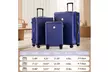 3 Piece Hardshell Suitcases with Wheels Lightweight Expandable Travel Luggage - Second Medium