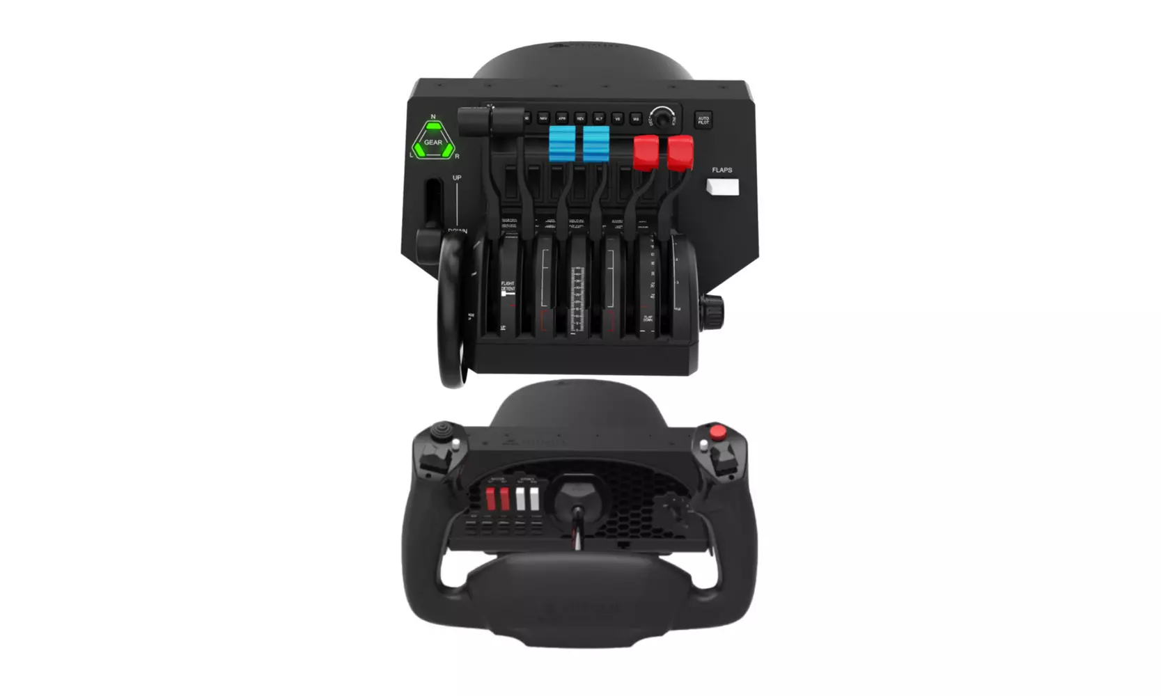 Honeycomb Alpha Flight Controls Yoke with Bravo Throttle Quadrant Bundle - Primary Image