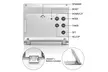 Betus Digital Travel Alarm Clock Foldable Calendar LCD Clock Compact Desk Clock - Second Medium