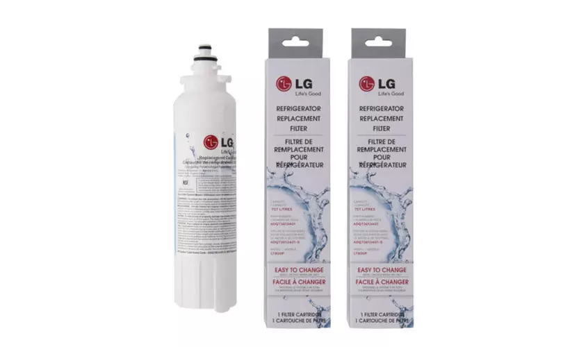 2pcs LG LT800P ADQ73613401 Kenmore 46-9490 9490, Refrigerator Water Filter - Second Medium