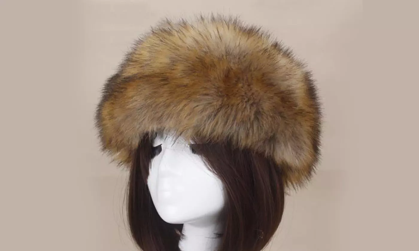 Women Winter Faux Fur Hat 