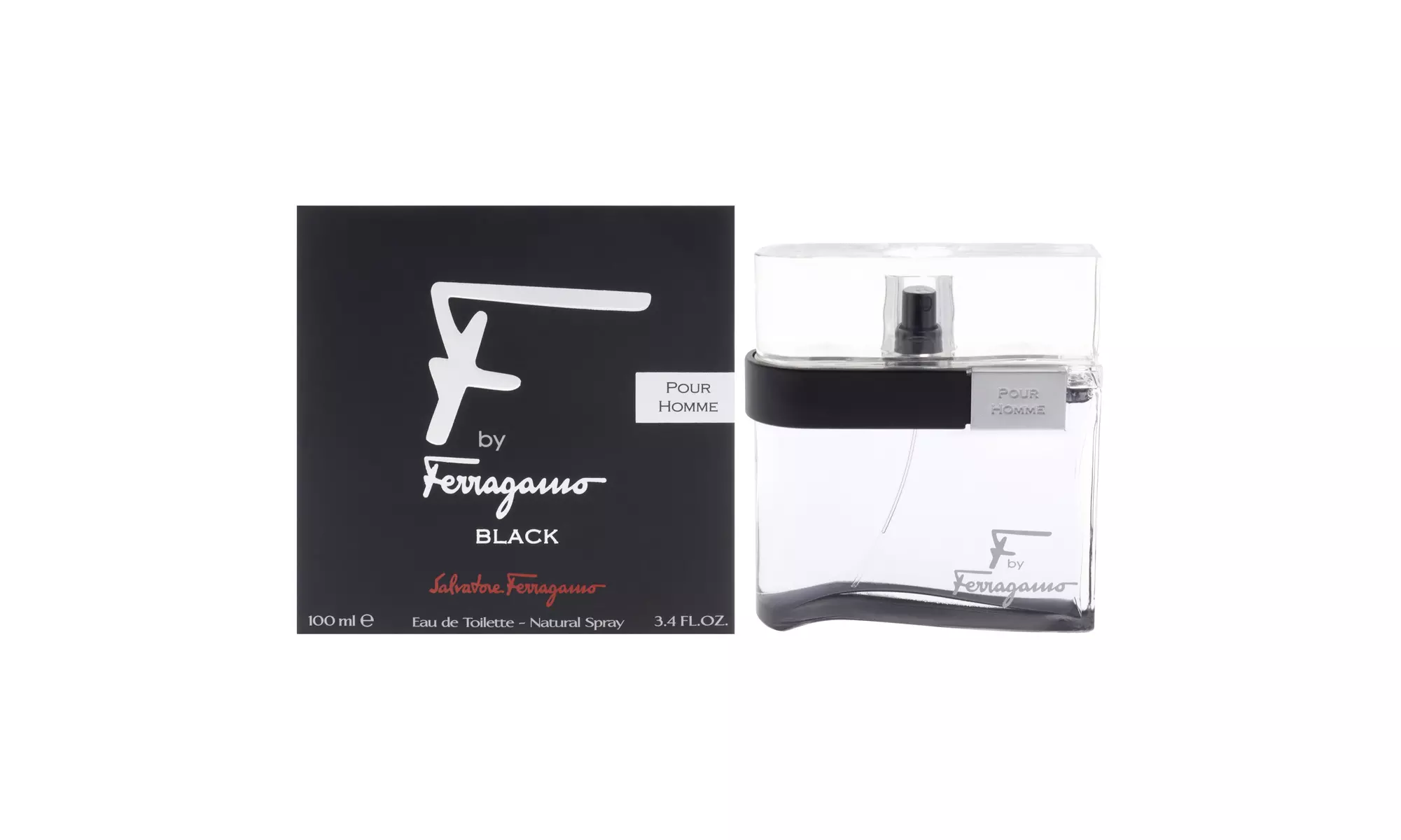 Salvatore Ferragamo F Black EDT Spray For Men 3.4 Fl. Oz.  - Primary Image
