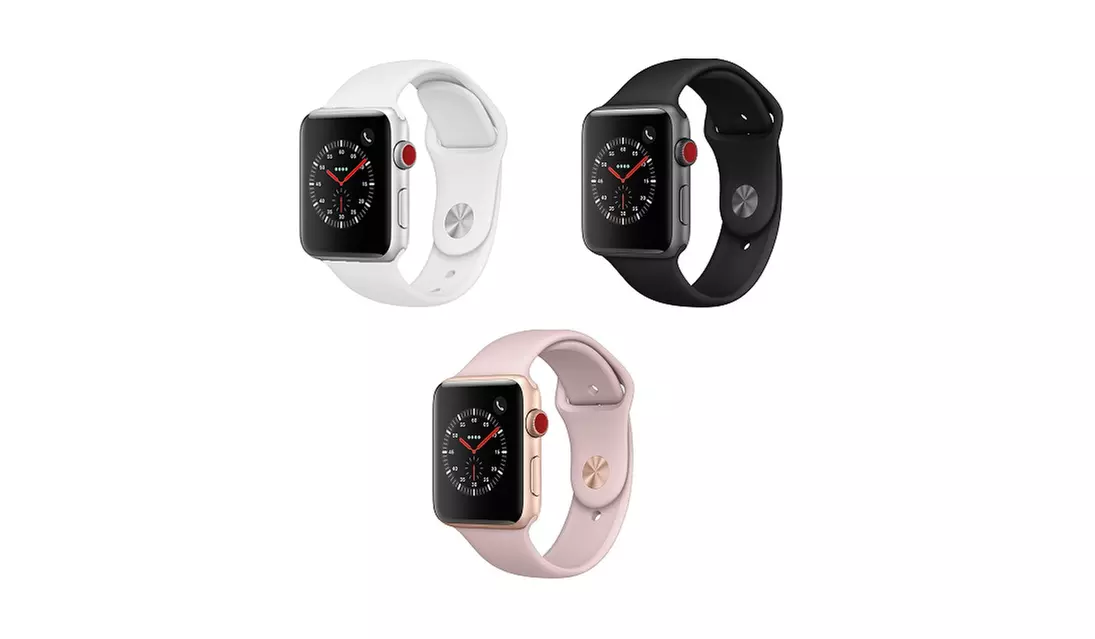 Apple Watch Series 3 42mm Aluminum GPS Cellular Sport Band (Refurbished A Grade) - Second Medium
