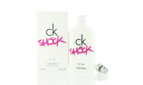 Ck One Shock For Her By Calvin Klein Edt Spray (Choose Your Size) Women Spray Sweet 3.4 OZ Eau De Toilette