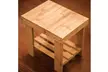AT Children Bamboo Step Stool for Kids Bench Seat Wood Color - Second Medium