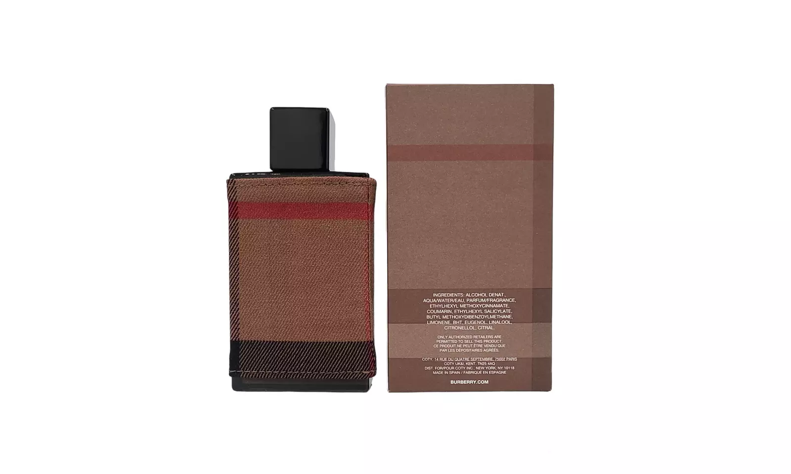 Burberry London Fabric Eau De Toilette Spray 3.3 oz / 100 ml For Men - Second Medium