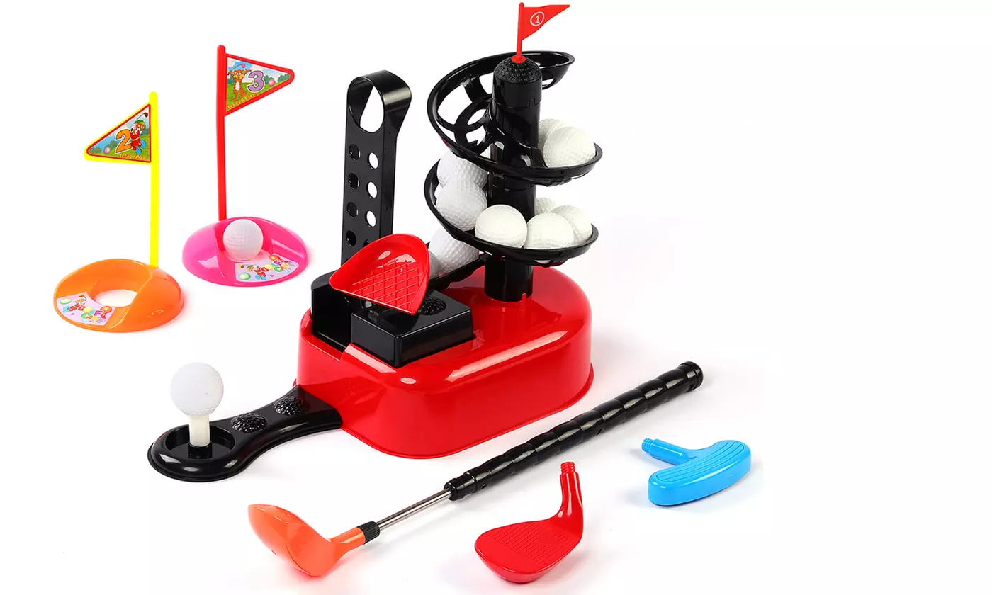 Kids Golf Toys Set, Toddlers Golf Automatic Tee MachineToy Play Set Toy Gifts - Primary Image