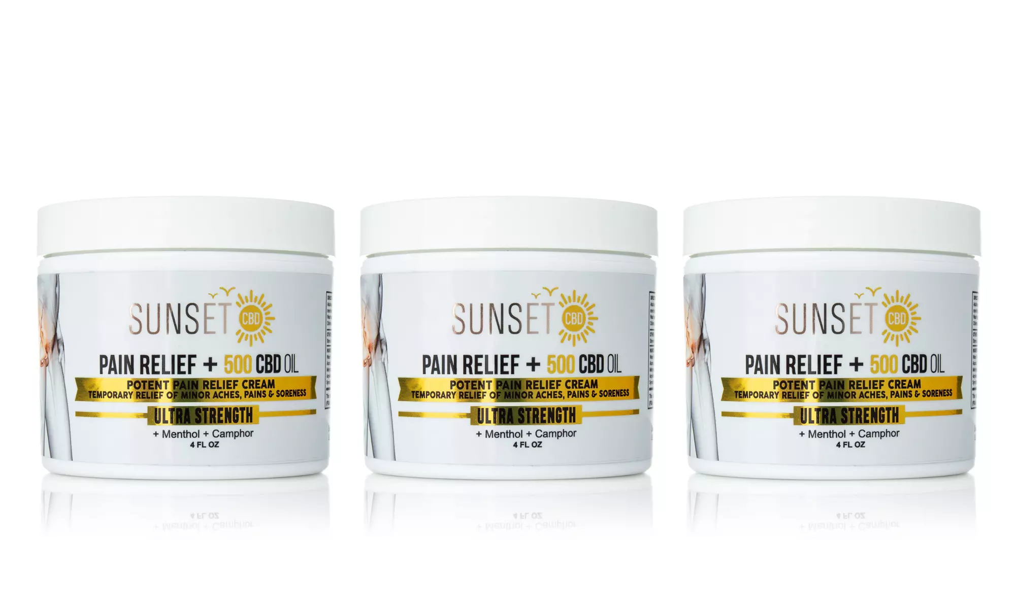 Sunset CBD Bundle and Save - Sunset 1000MG Pain Relief Cream Options