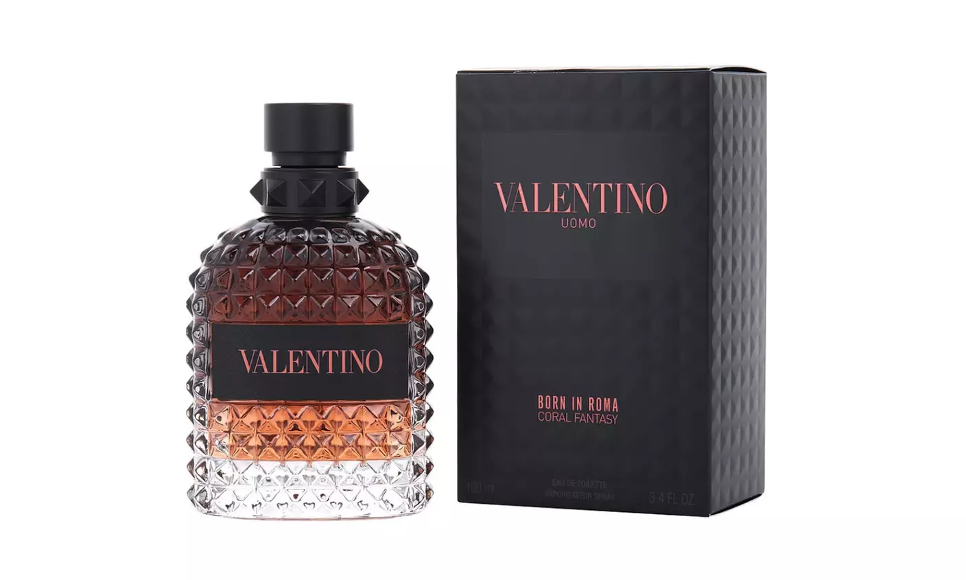 Valentino Uomo Born In Roma Coral Fantasy EDT Spray for Men 3.4 Fl. Oz. 