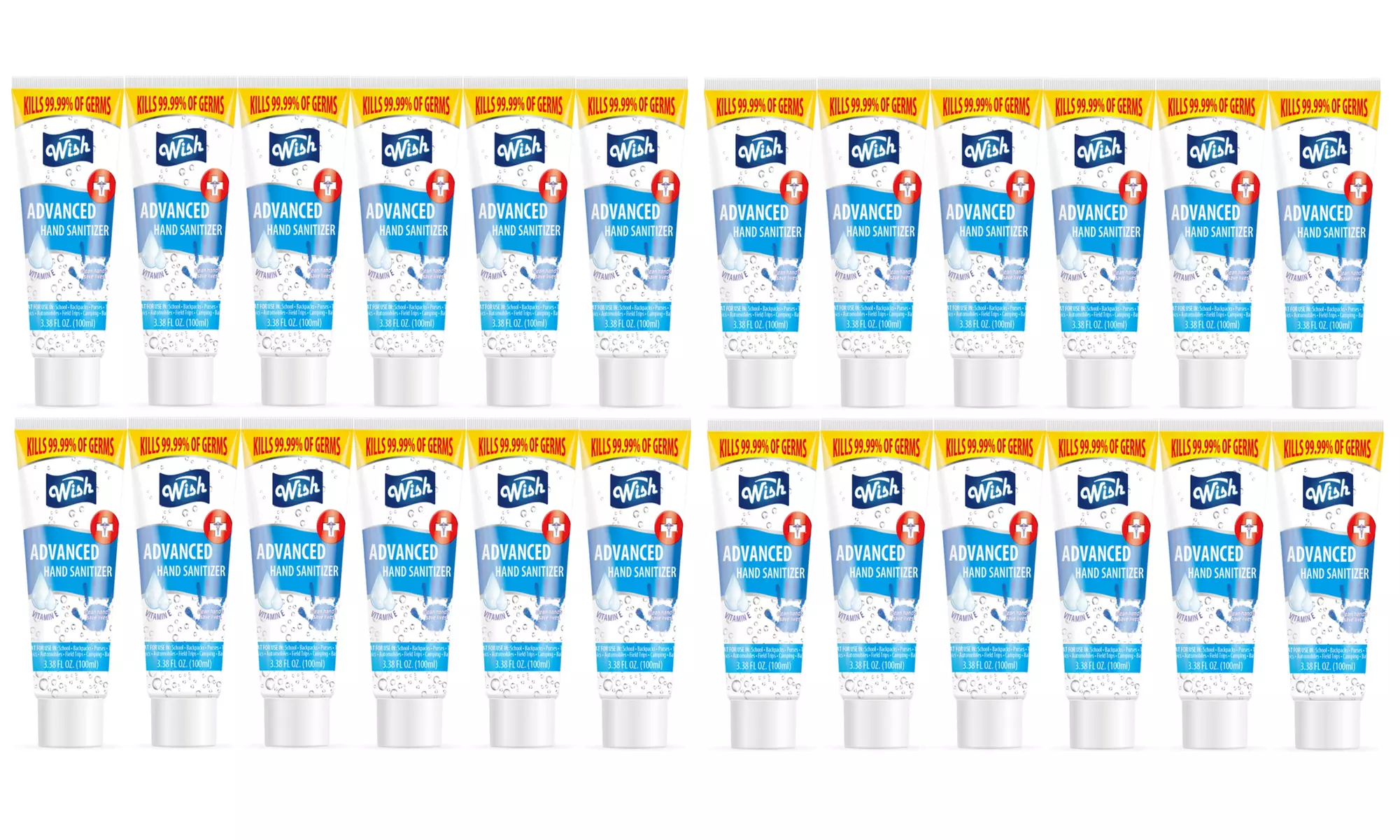 Hand Sanitizer with Vitamin E and 70% Ethyl Alcohol (1, 3,12 or 24-Pack) - Second Medium