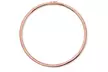 Rose Gold-Plated Omega-Link Choker Necklace 18" - Image 3