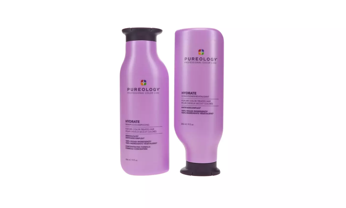 Pureology Hydrate, Sheer, Strength Cure or Pure Volume Shampoo & Conditioner 9oz