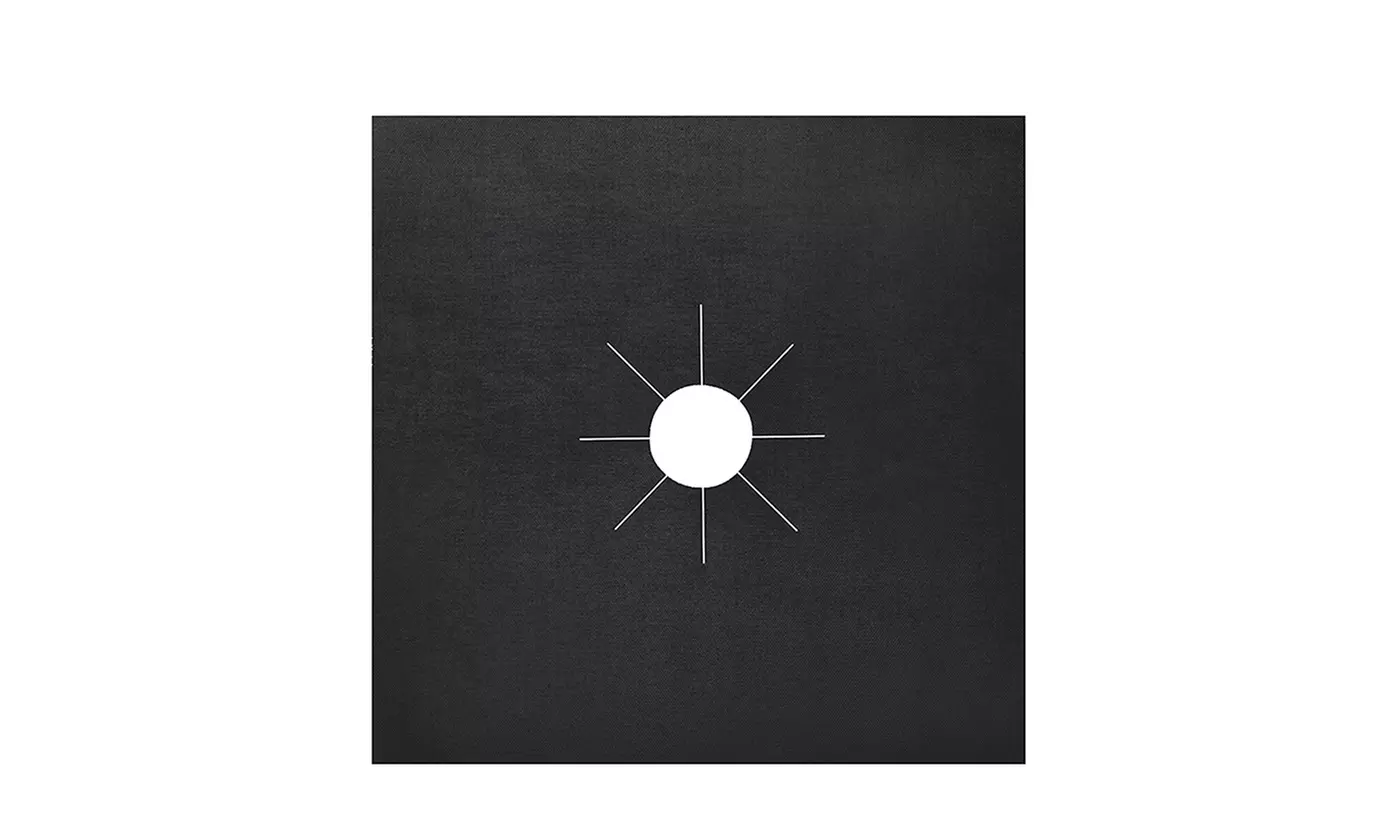 Gas Range Stove Top Burner Protector Reusable Liner Clean Non-stick Cover