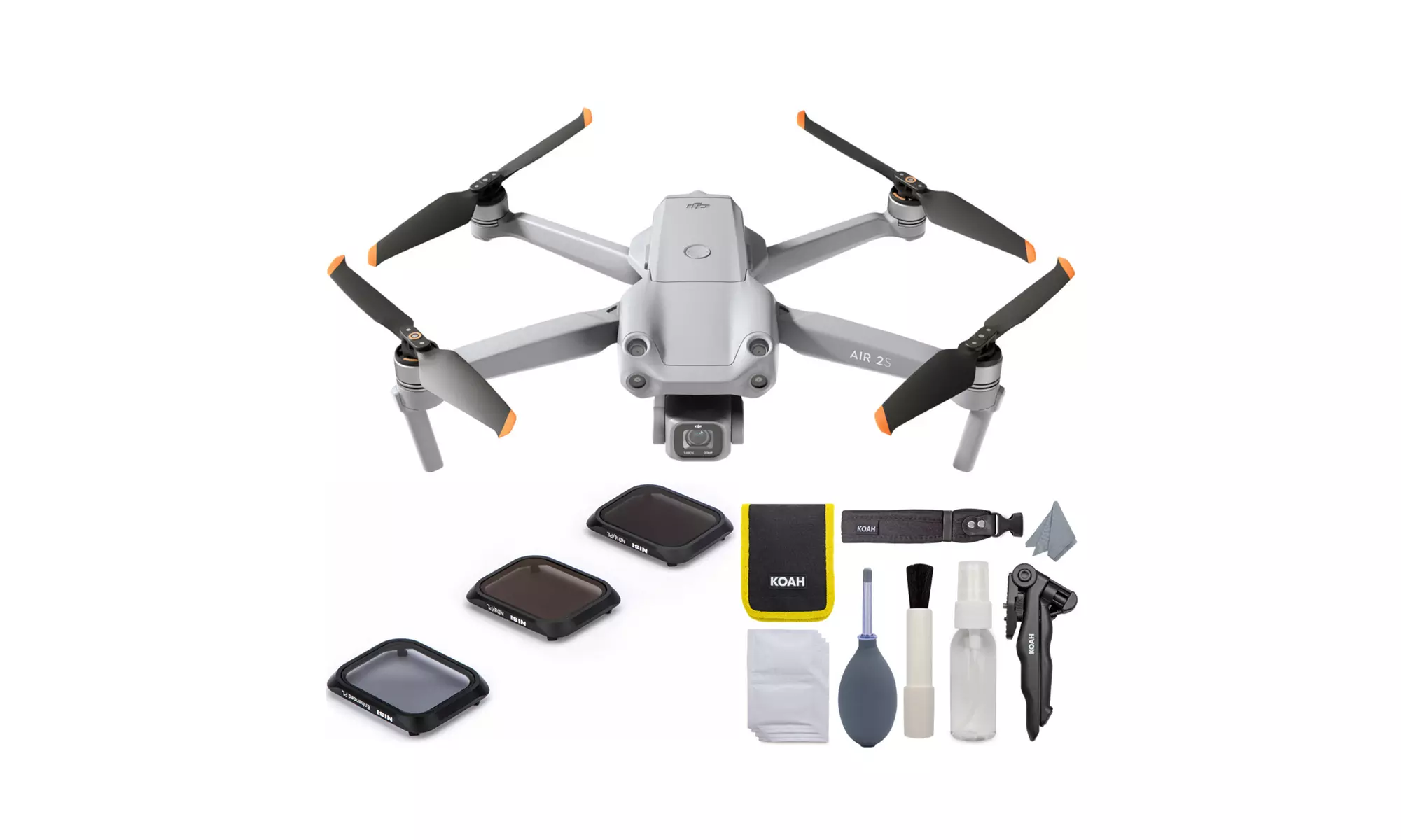 DJI Air 2S Drone Bundle with NiSi Starter Kit and Koah Photography Cleaning Kit - Primary Image