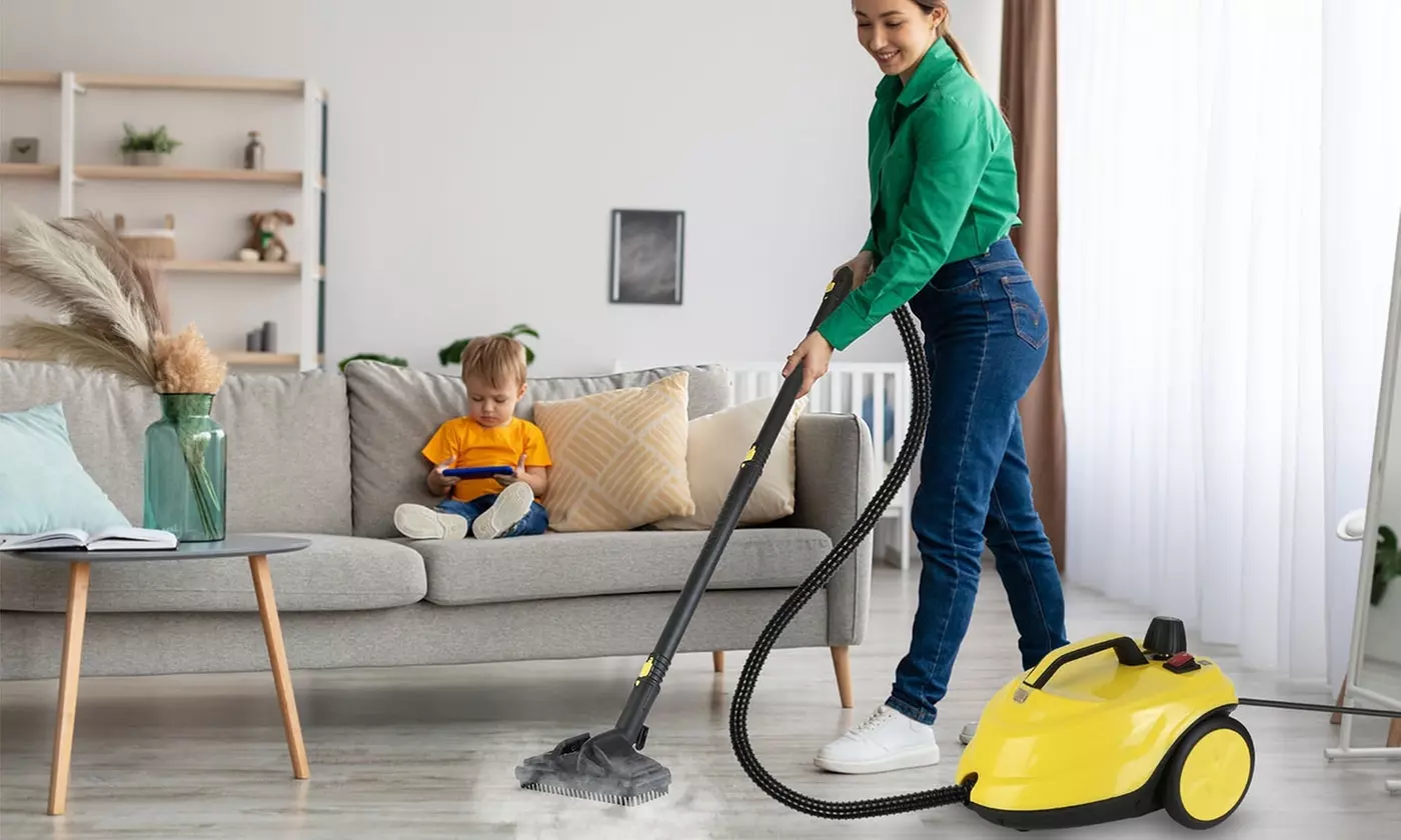 iMounTEK Powerful Handheld Steam Cleaner High-Temp Deep Cleaning Steamer