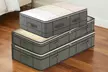 Under Bed Storage Bags Zipper Organizer for Clothes Bedding Blanket 52L 90L 125L - Second Medium
