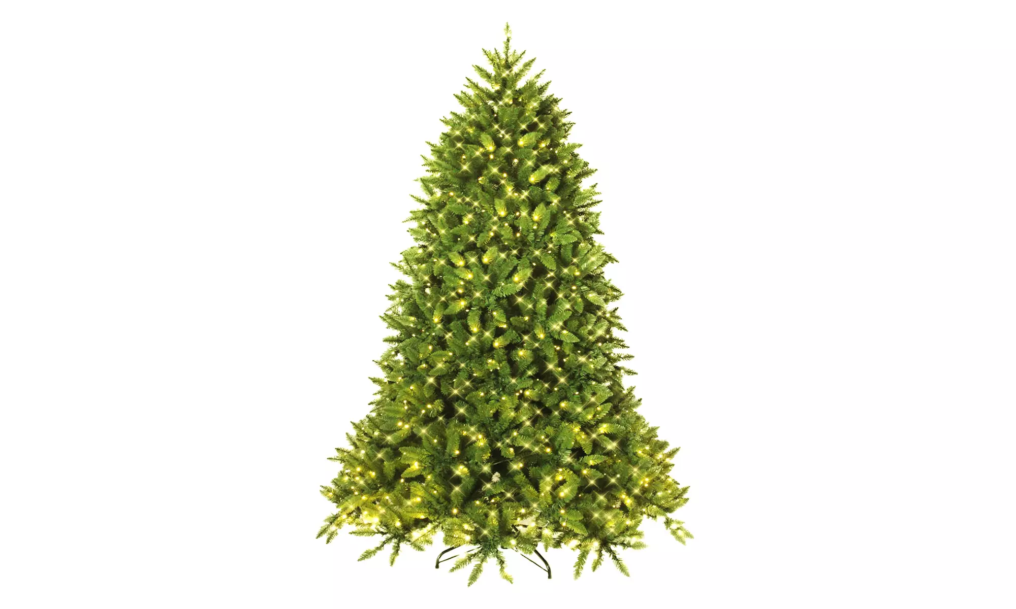 Costway 7.5ft Pre-lit PVC Christmas Fir Tree 8 Flash Mode - Primary Image