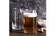 Juvale 2-Pack Can-Shaped Beer Glasses Dishwasher Safe for Party, Clear 16 Ounces - Second Medium