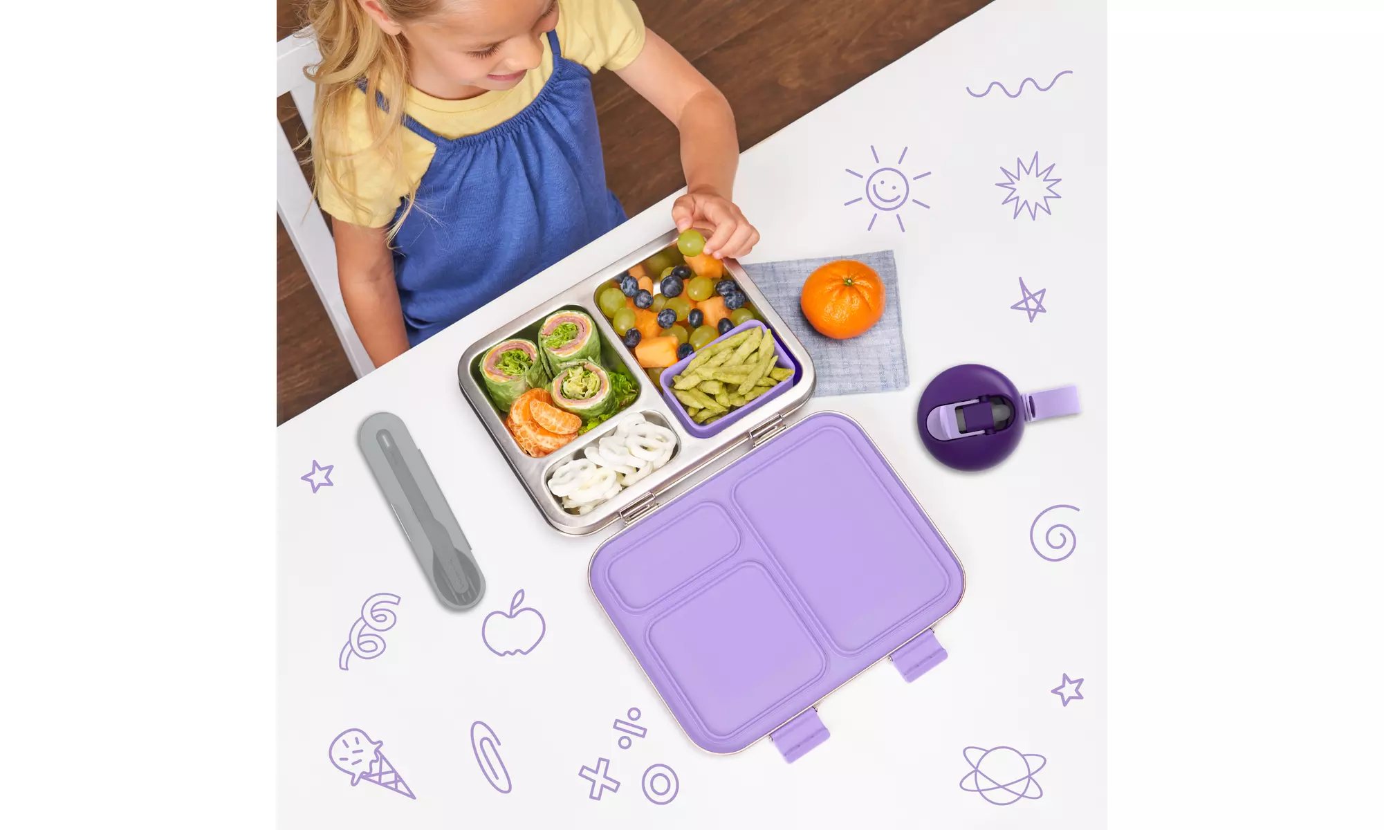 Bentgo Kids Stainless Steel Leak-Resistant Lunch Box