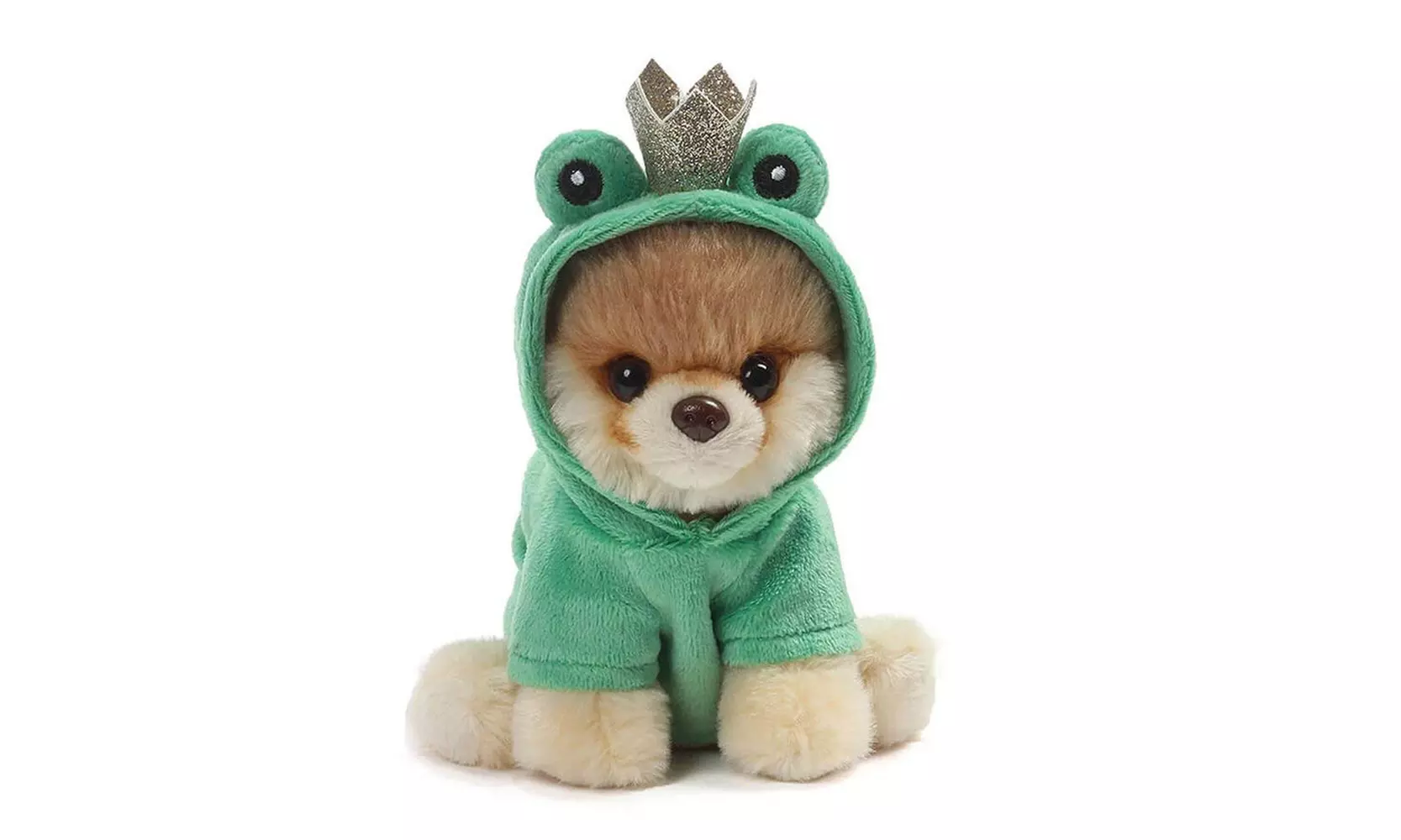 Cutest Dog Boo Itty Bitty Boo #048 Frog Prince Stuffed Animal Plush, 5" - Primary Image