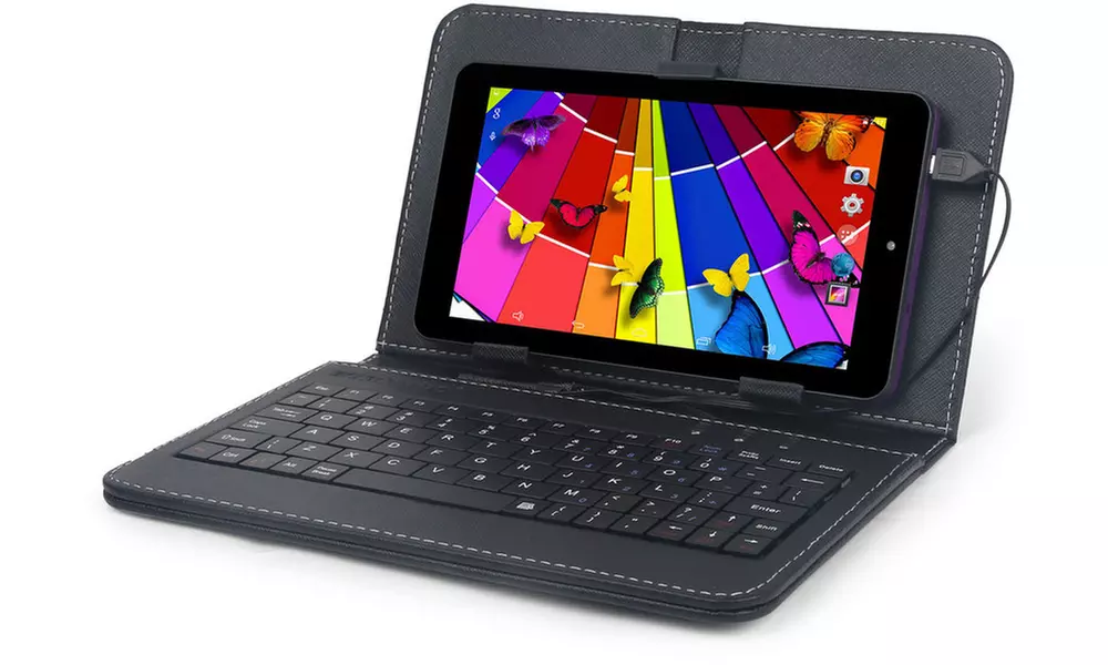 KOCASO Pro 7 inch Tablet: Android 4.4, Quad-Core, Keyboard, Case, Earbud, Stylus - Primary Image