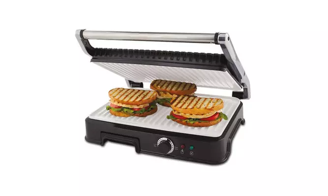 Oster DuraCeramic Panini Maker and Grill - Primary Image