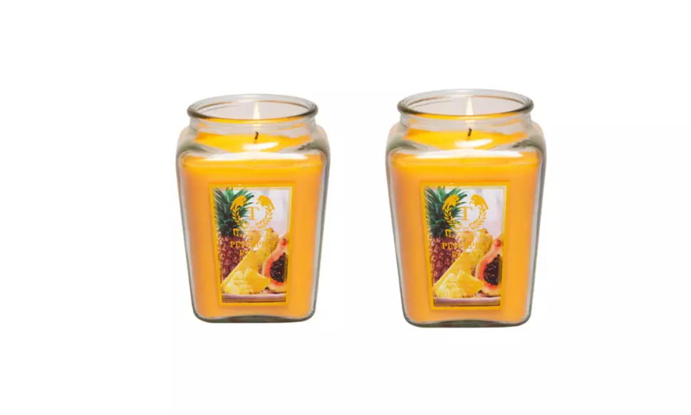 Six-Piece Toccata Aroma Scented Candles in 18oz Diamond Jars