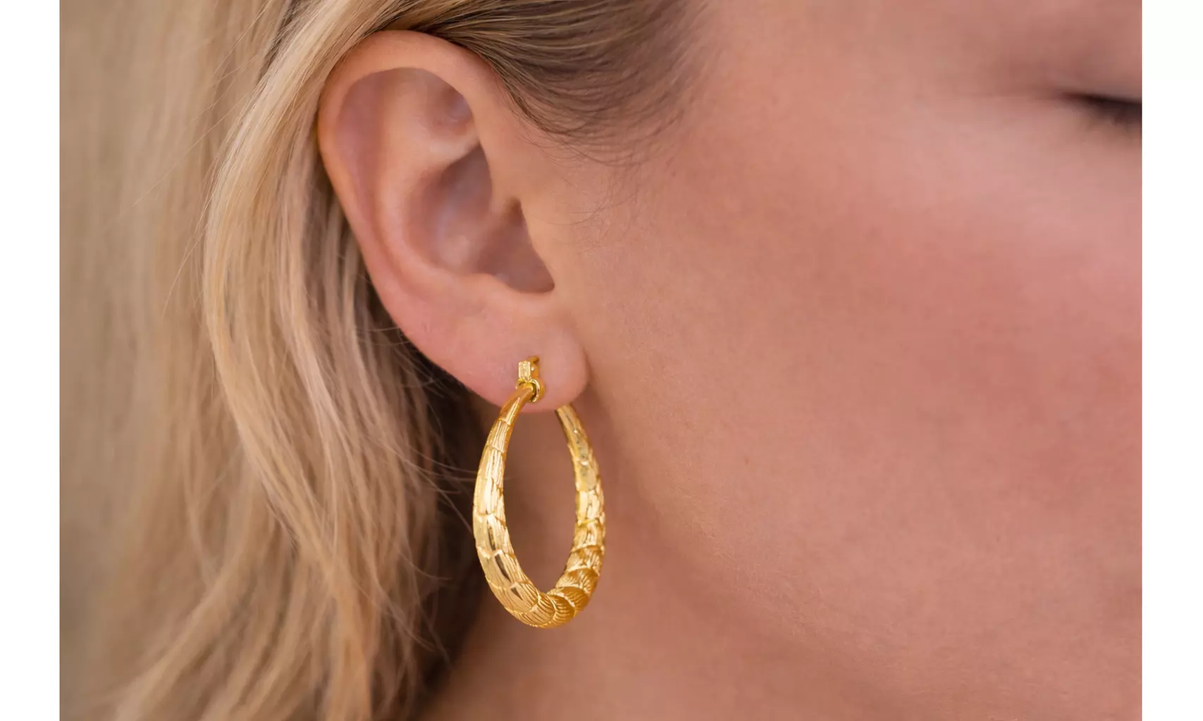 925 Sterling Silver Hoop Earrings - Multiple Options