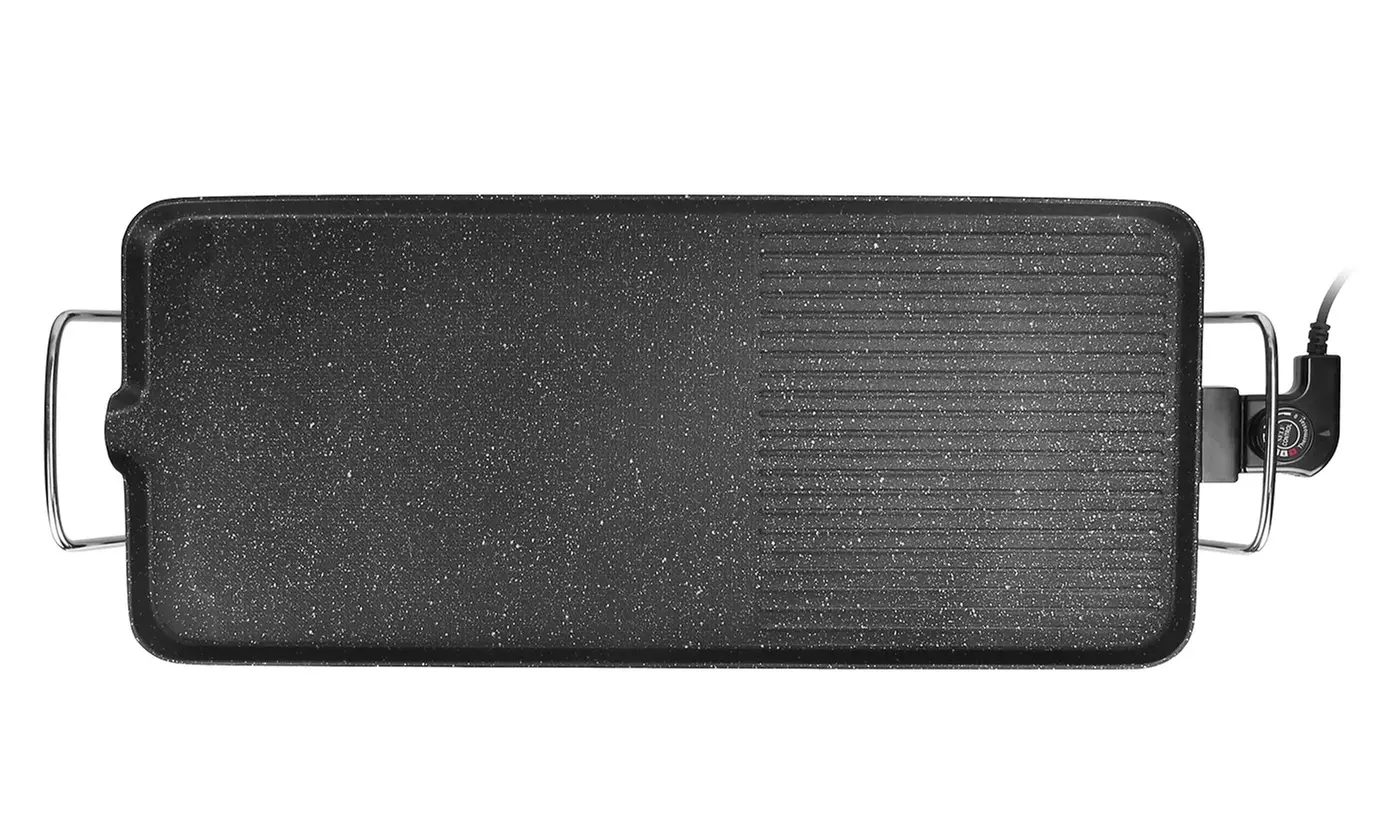 NewHome 1500W Electric Non-Stick BBQ Grill & Tabletop Griddle