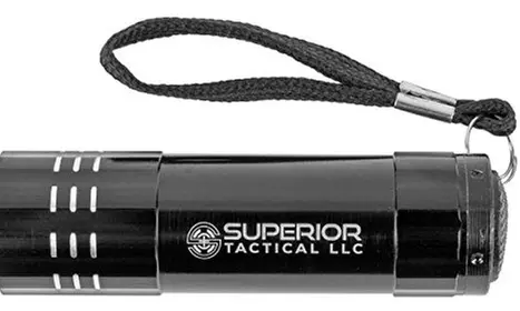Superior Tactical 9 LED Mini Aluminum Flashlight with Lanyard - Second Medium
