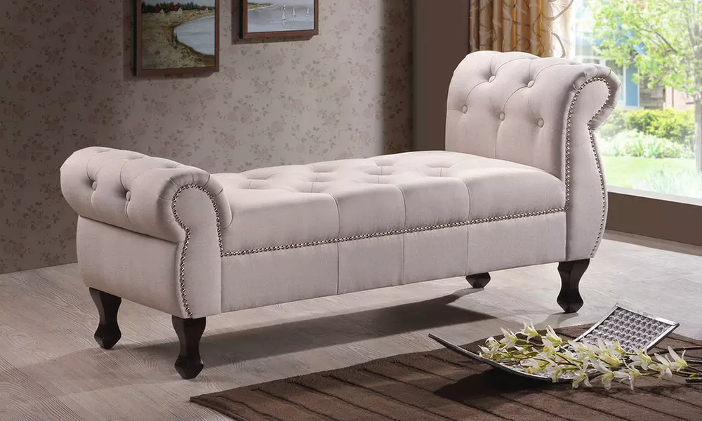 Francesca Rolled-Arm Classic Bench - Second Medium