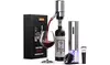 Tomeem Electric Wine Opener Gift Set with Aerator, Stoppers & Foil Cutter